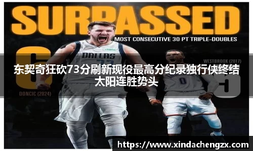 东契奇狂砍73分刷新现役最高分纪录独行侠终结太阳连胜势头